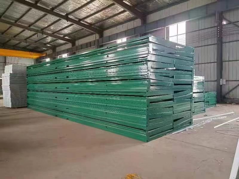 Shipping container on a truck