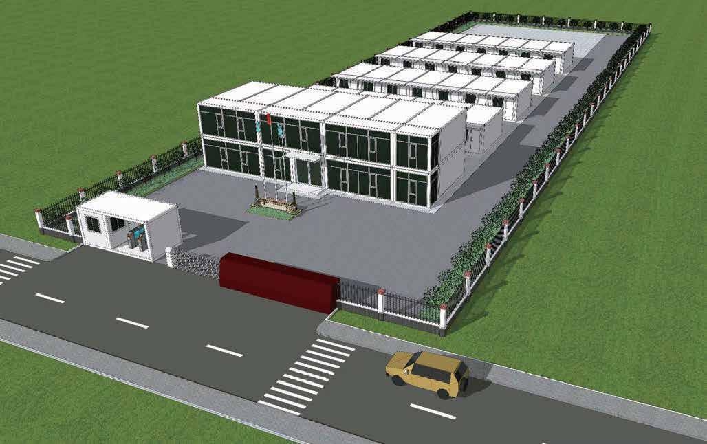 Vertical container house example 2