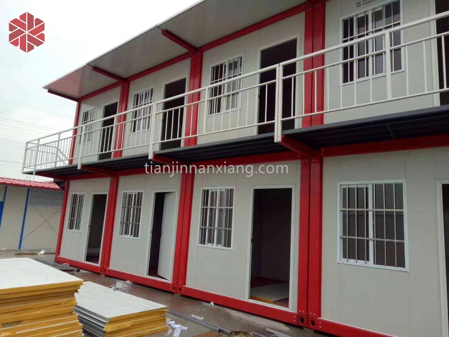 Another example of a folding container house camp