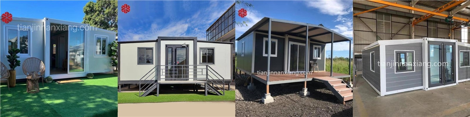 Container house fold and deploy sequence