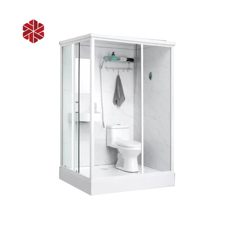 Container bathroom module exterior