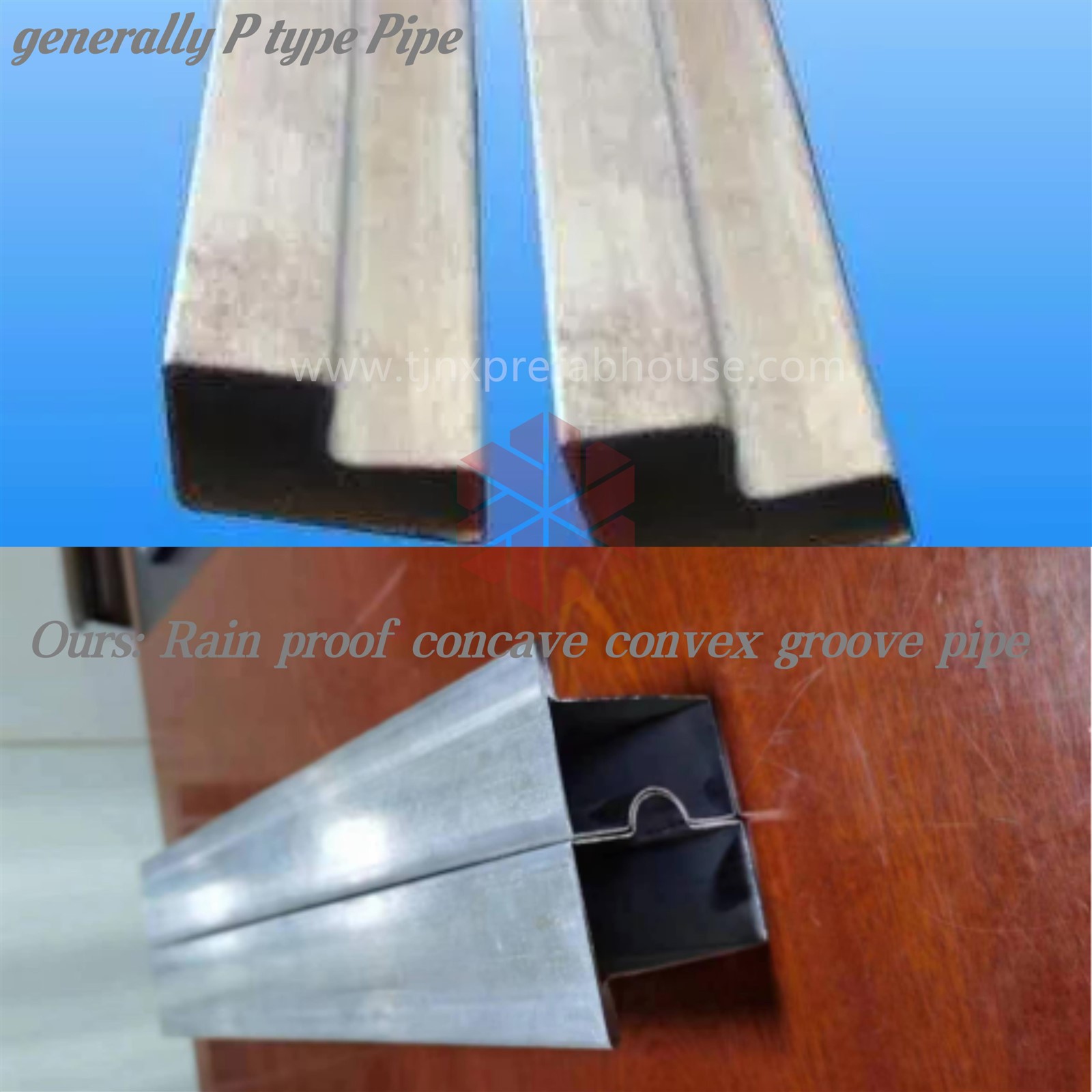 Waterproof and rust-proof house frame