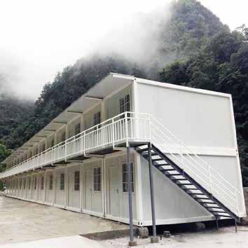 Two-story container house example