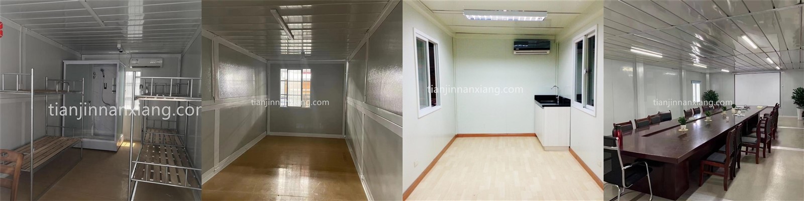 Foldable house open view