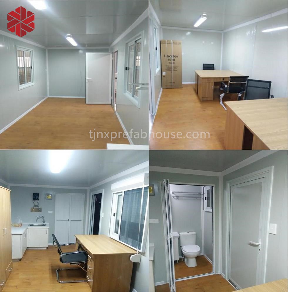 Expandable home delivered and staged