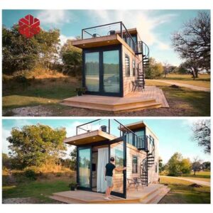Loft Wooden Cabin Container House